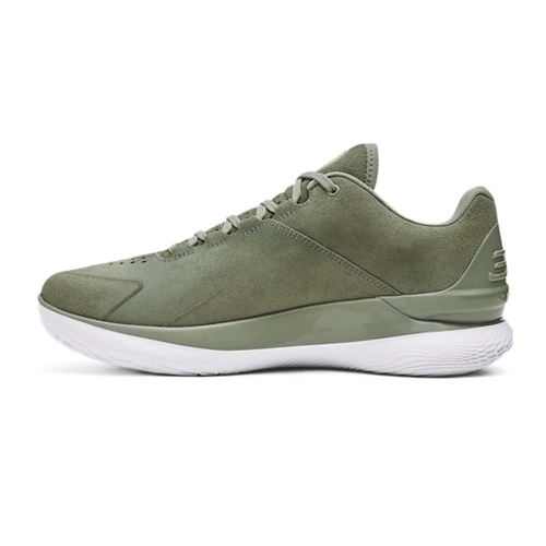 UA CURRY 1 LOW FLOTRO LUX BASKETBALL SHOES 'OLIVE GREEN'