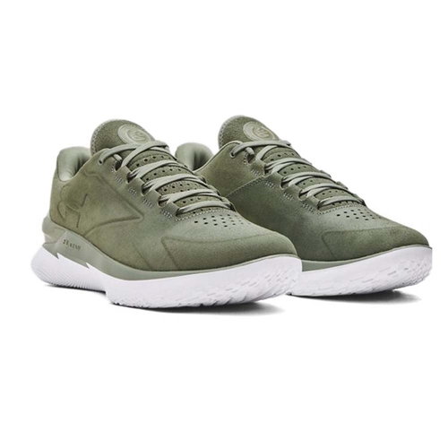 UA CURRY 1 LOW FLOTRO LUX BASKETBALL SHOES 'OLIVE GREEN'