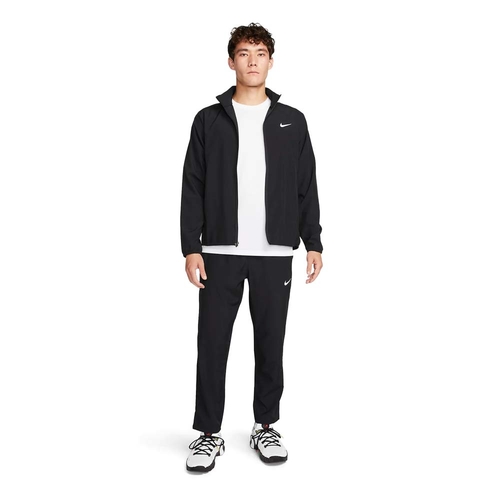 NIKE FORM MEN'S DRI-FIT OPEN-HEM VERSATILE TROUSERS 'BLACK'