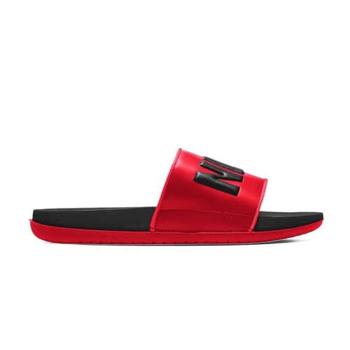 Men red nike slides online