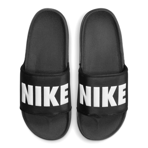 Nike Nike Offcourt Men s Slides Black White NBA