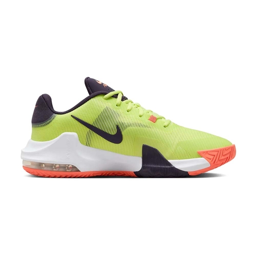 NIKE IMPACT 4 BASKETBALL SHOES 'LIGHT LEMON TWIST/DARK RAISIN/WHITE'