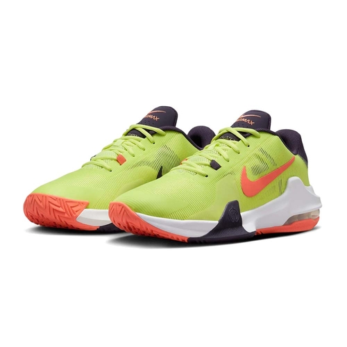 NIKE IMPACT 4 BASKETBALL SHOES 'LIGHT LEMON TWIST/DARK RAISIN/WHITE'