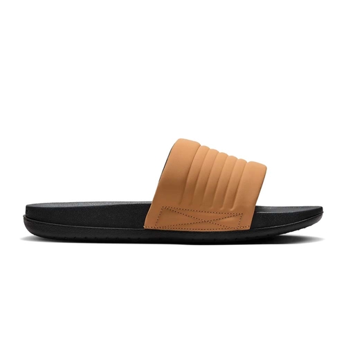 NIKE OFFCOURT ADJUST MEN'S SLIDES 'FLAX/BLACK/SAIL'