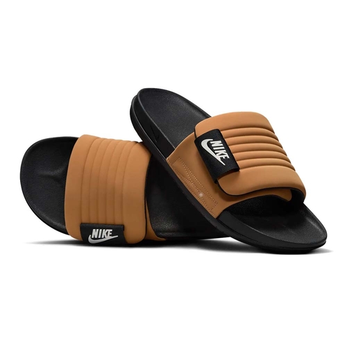 Nike Nike Offcourt Adjust Men s Slides Flax Black Sail NBA