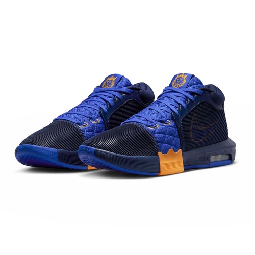 NIKE LEBRON WITNESS 8 EP BASKETBALL SHOES 'NAVY BLUE/UNIVERSITY GOLD'