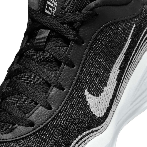 NIKE G.T. HUSTLE ACADEMY EP BASKETBALL SHOES 'BLACK/WHITE'