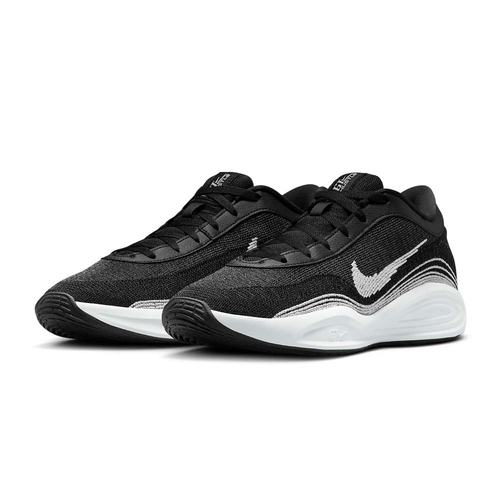 NIKE G.T. HUSTLE ACADEMY EP BASKETBALL SHOES 'BLACK/WHITE'