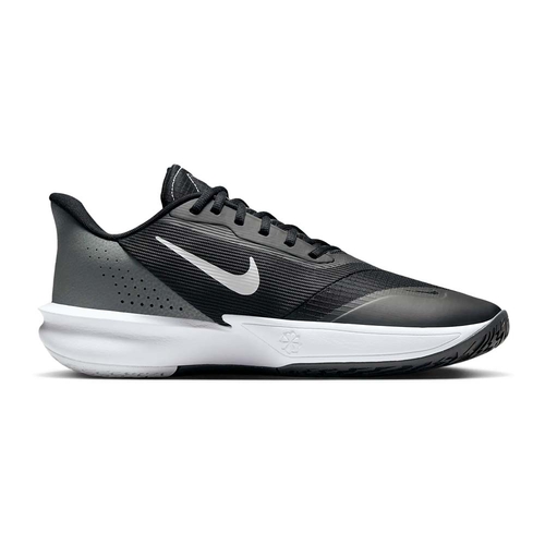 NIKE PRECISION 7 BASKETBALL SHOES 'BLACK/GREY/WHITE'