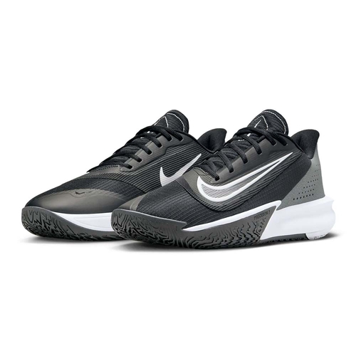 NIKE PRECISION 7 BASKETBALL SHOES 'BLACK/GREY/WHITE'