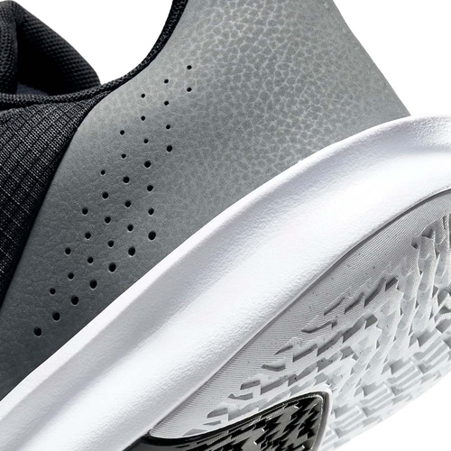 NIKE PRECISION 7 BASKETBALL SHOES 'BLACK/GREY/WHITE'