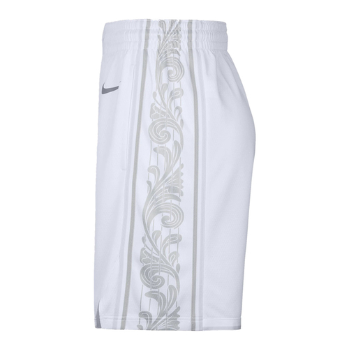 NIKE DALLAS MAVERICKS 2024/25 CITY EDITION DRI-FIT SWINGMAN SHORTS 'WHITE/GREY'