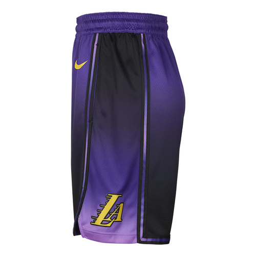 NIKE LOS ANGELES LAKERS 2024/25 CITY EDITION DRI-FIT SWINGMAN SHORTS 'PURPLE'