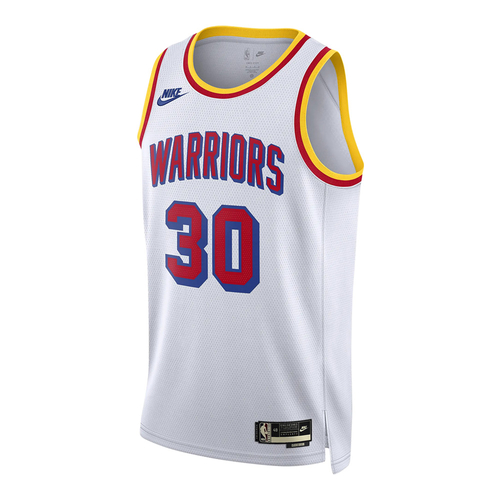 Nike Nike Stephen Curry Golden State Warriors 2024 25 Hardwood Classics Dri Fit Nba Swingman Jersey White NBA