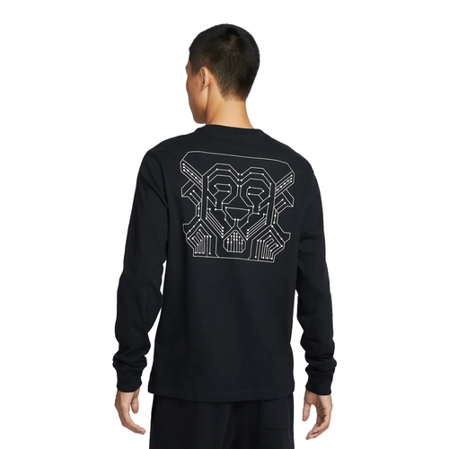 NIKE LEBRON MAX90 LONG-SLEEVE BASKETBALL MEN'S T-SHIRT 'BLACK'