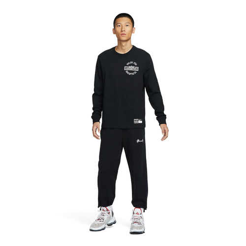 NIKE LEBRON MAX90 LONG-SLEEVE BASKETBALL MEN'S T-SHIRT 'BLACK'