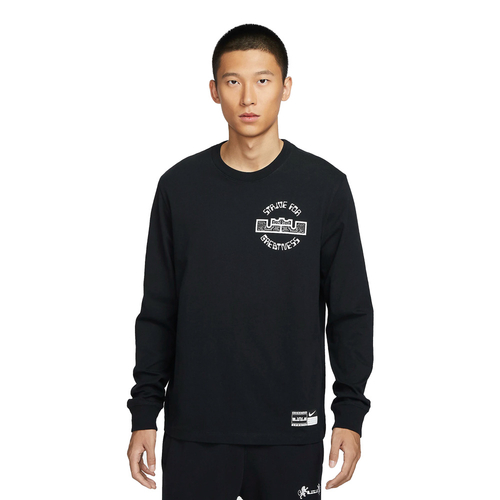 NIKE LEBRON MAX90 LONG-SLEEVE BASKETBALL MEN'S T-SHIRT 'BLACK'