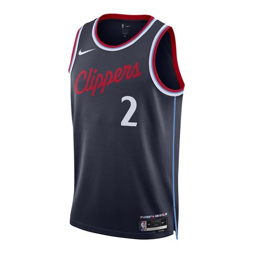 Nike Nike Kawhi Leonard La Clippers 2024 25 Swingman Icon Edition Dri Fit Nba Jersey Navy Blue NBA