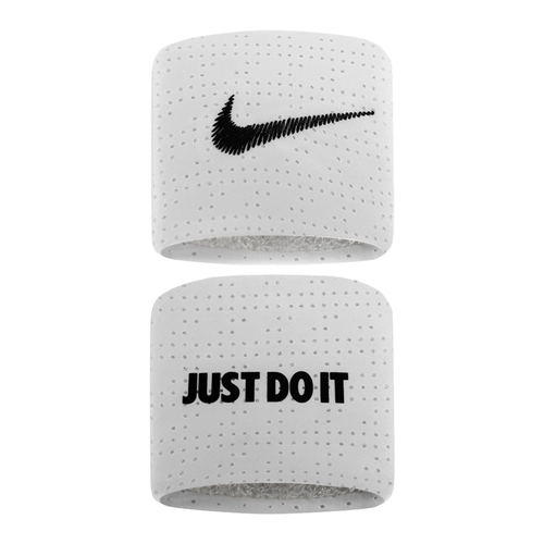 NIKE SWOOSH WRISTBANDS (1 PAIR) 'WHITE'