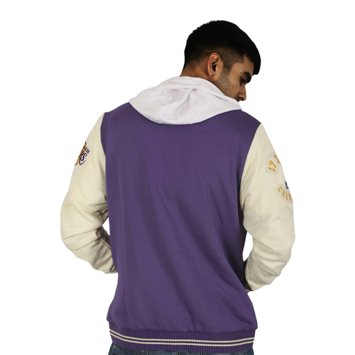 NBA LOS ANGELES LAKERS LETTERMAN JACKET 'PURPLE'