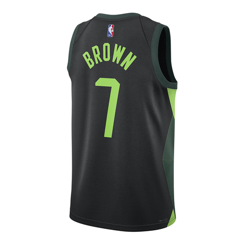 NIKE JAYLEN BROWN BOSTON CELTICS 2024/25 CITY EDITION DRI-FIT NBA SWINGMAN JERSEY 'BLACK'