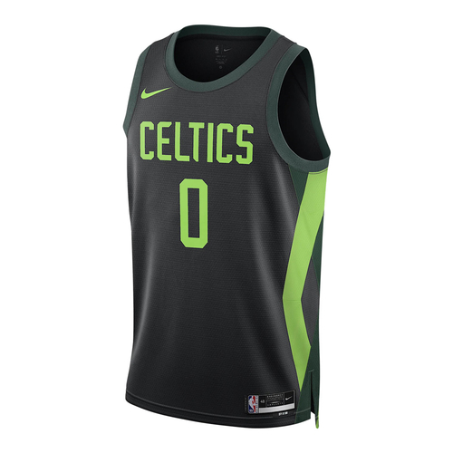 NIKE JAYSON TATUM BOSTON CELTICS 2024/25 CITY EDITION DRI-FIT NBA SWINGMAN JERSEY 'BLACK'