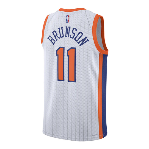 NIKE JALEN BRUNSON NEW YORK KNICKS 2024/25 CITY EDITION DRI-FIT NBA SWINGMAN JERSEY 'WHITE'