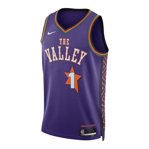 NIKE DEVIN BOOKER PHOENIX SUNS 2024/25 CITY EDITION DRI-FIT NBA SWINGMAN JERSEY 'PURPLE'