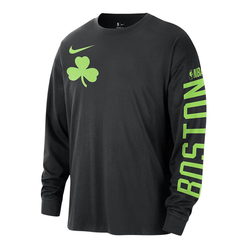 NIKE BOSTON CELTICS COURTSIDE CITY EDITION NBA MAX90 LONG-SLEEVE T-SHIRT 'BLACK'