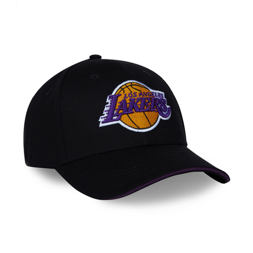 NBA LOS ANGELES LAKERS BASEBALL ADJUSTABLE CAP 'BLACK'