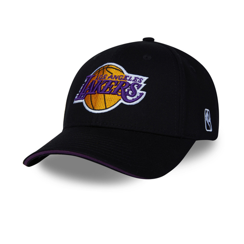 NBA LOS ANGELES LAKERS BASEBALL ADJUSTABLE CAP 'BLACK'