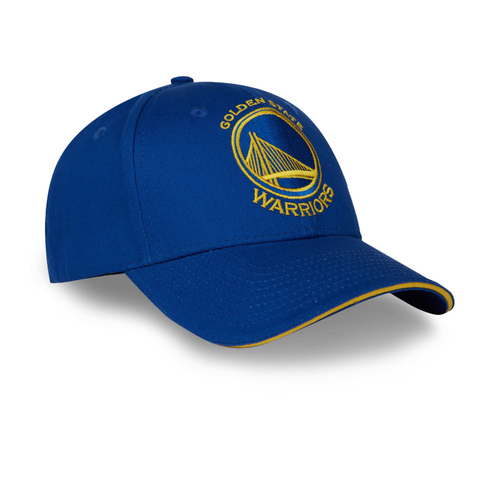 NBA GOLDEN STATE WARRIORS BASEBALL ADJUSTABLE CAP 'ROYAL BLUE'