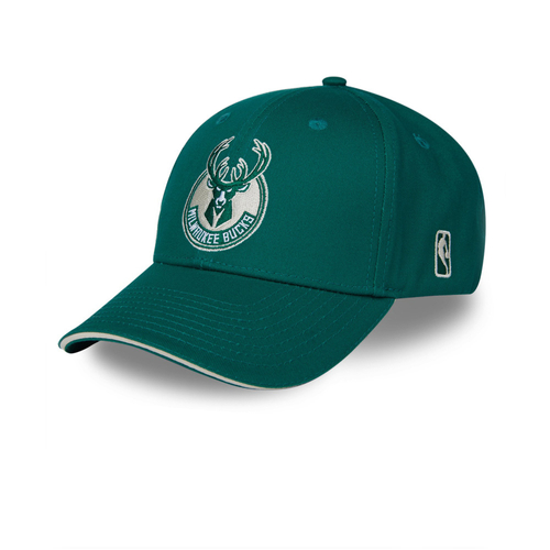 NBA MILWAUKEE BUCKS BASEBALL ADJUSTABLE CAP 'GREEN'