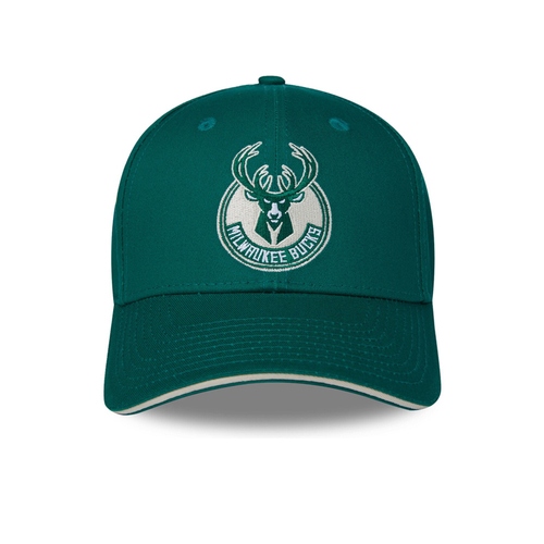 NBA MILWAUKEE BUCKS BASEBALL ADJUSTABLE CAP 'GREEN'