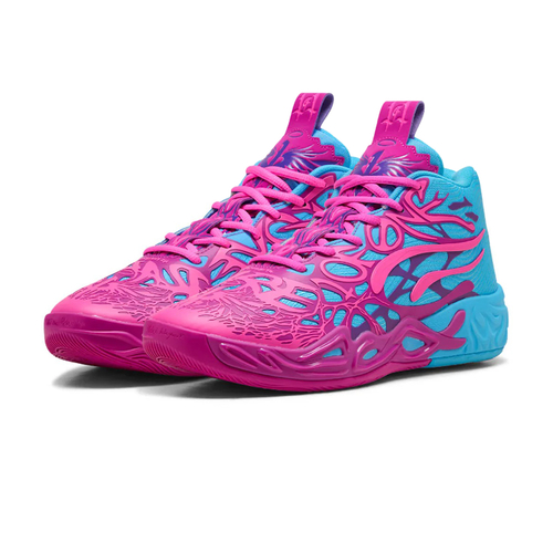 PUMA LAMELO BALL MB.04 'IRIDESCENT HORNETS' BASKETBALL SHOES 'PINK/BLUE'