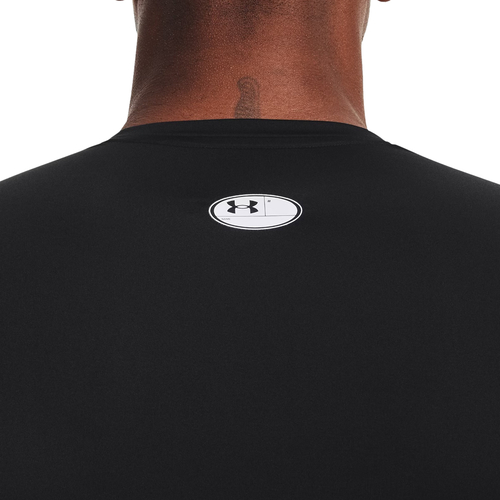 UA HEATGEAR SHORT SLEEVE COMPRESSION T-SHIRT 'BLACK'