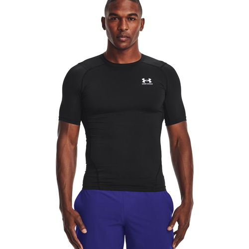 UA HEATGEAR SHORT SLEEVE COMPRESSION T-SHIRT 'BLACK'