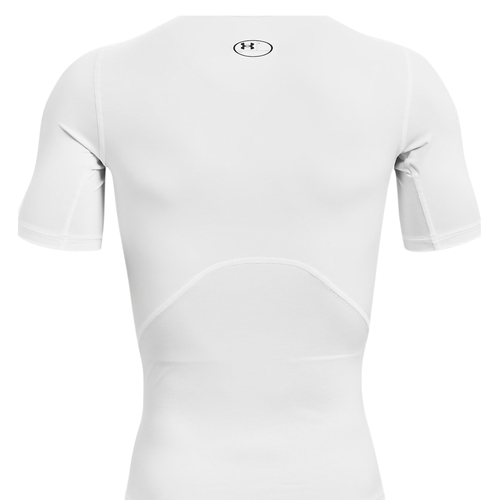 UA HEATGEAR SHORT SLEEVE COMPRESSION T-SHIRT 'WHITE'