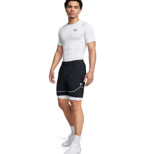 UA HEATGEAR SHORT SLEEVE COMPRESSION T-SHIRT 'WHITE'