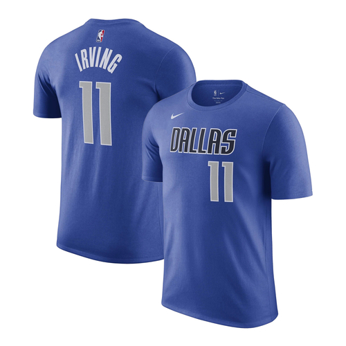 NIKE KYRIE IRVING DALLAS MAVERICKS NBA T-SHIRT 'BLUE'
