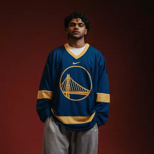 NIKE GOLDEN STATE WARRIORS HOCKEY JERSEY 'RUSH BLUE'