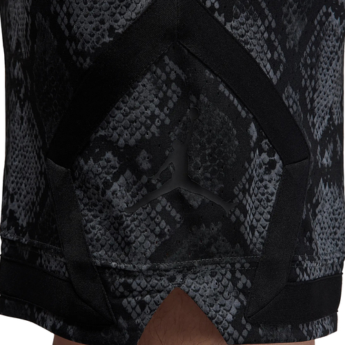 JORDAN SPORT  DRI-FIT MESH DIAMOND SHORTS 'BLACK'