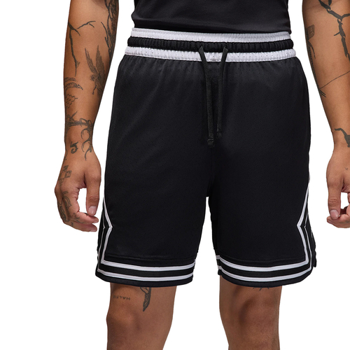 JORDAN SPORT DRI-FIT MESH DIAMOND SHORTS 'BLACK'