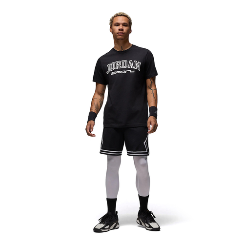 JORDAN SPORT DRI-FIT MESH DIAMOND SHORTS 'BLACK'