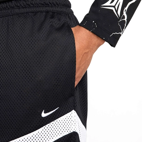 NIKE JA MORANT DRI-FIT ICON 6 INCHES SHORTS 'BLACK/WHITE'