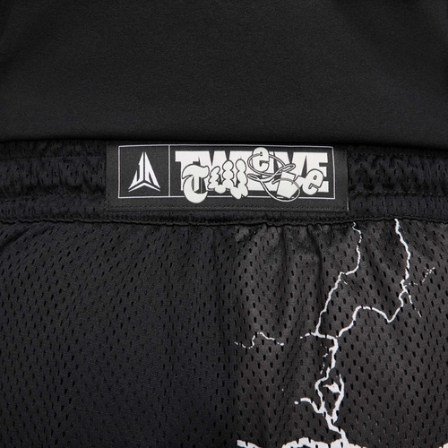 NIKE JA MORANT DRI-FIT ICON 6 INCHES SHORTS 'BLACK/WHITE'