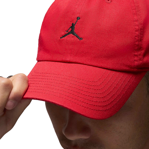 JORDAN CLUB UNSTRUCTURED CURVED-BILL CAP 'RED'