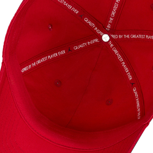 JORDAN CLUB UNSTRUCTURED CURVED-BILL CAP 'RED'