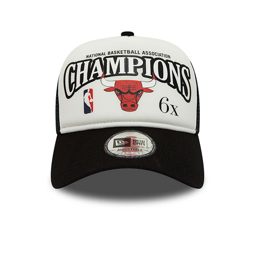 CHICAGO BULLS LEAGUE CHAMPIONS A-FRAME TRUCKER CAP 'BLACK'