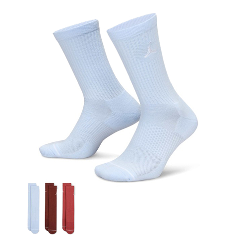 JORDAN EVERYDAY CREW SOCKS (3 PAIRS) 'MULTI-COLOR'